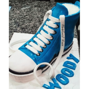 Shoe themed cake